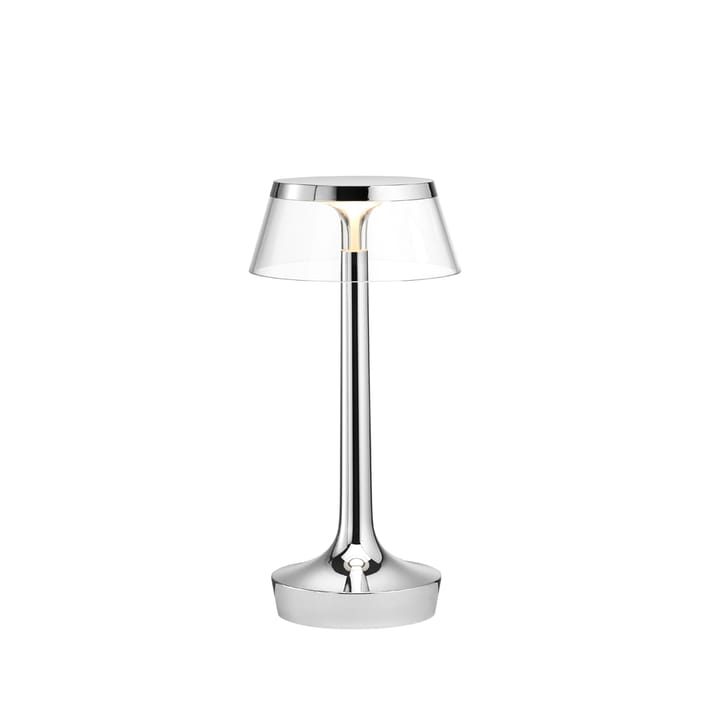 Bon Jour Unplugged table lamp - Chrome-transparent - Flos