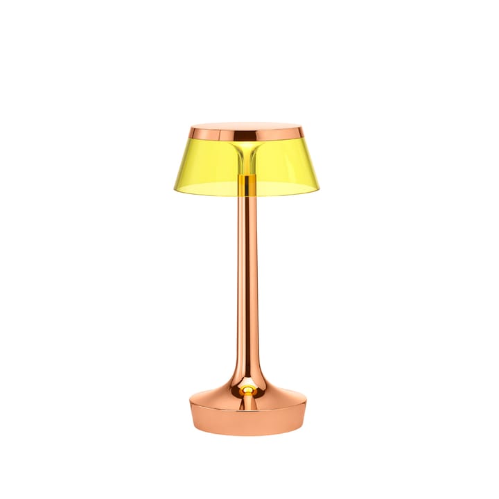 Bon Jour Unplugged table lamp - Copper-yellow - Flos