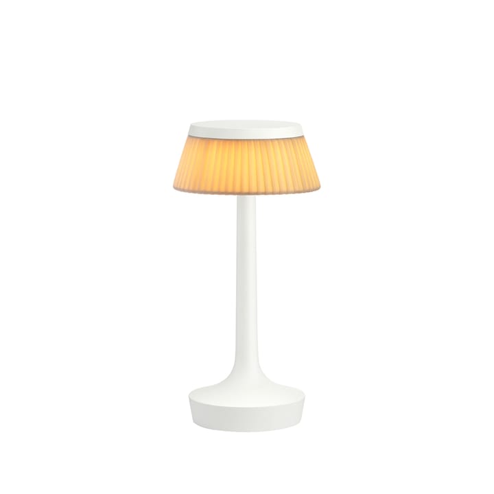 Bon Jour Unplugged table lamp - White Fabric - Flos