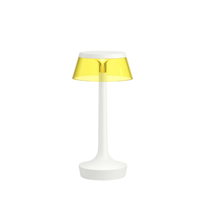 Bon Jour Unplugged table lamp - White-yellow - Flos