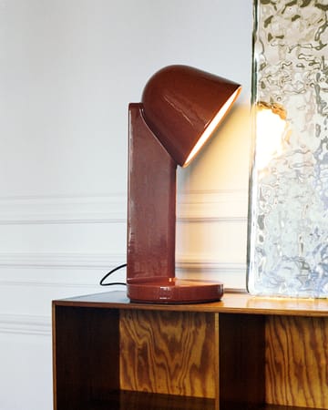 Ceramic Down table lamp - Rust red - Flos