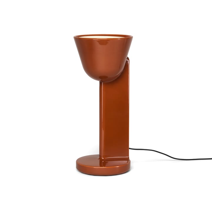 Céramique Up table lamp - Rust red - Flos