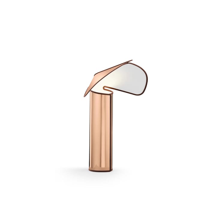 Chiara T table lamp - Rose gold, red edge - Flos