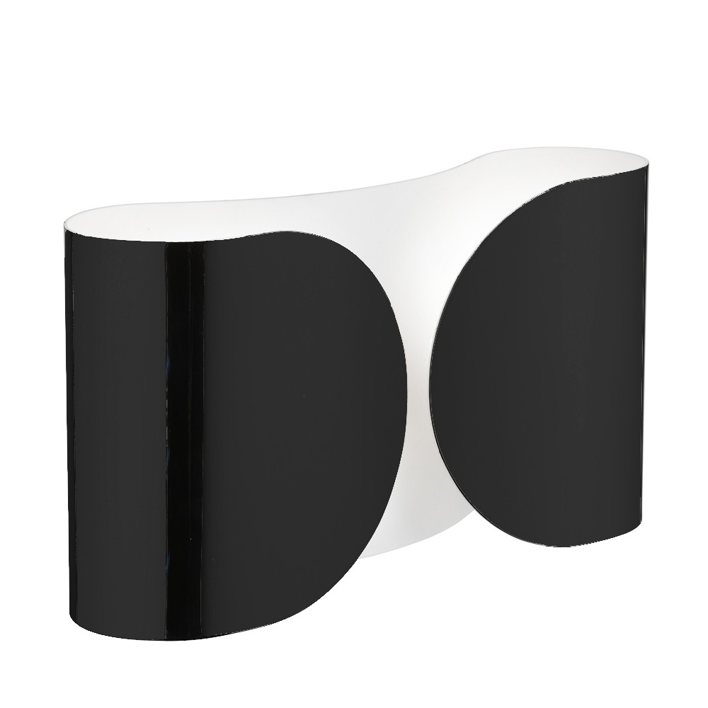 Flos Foglio wall lamp Black glossy