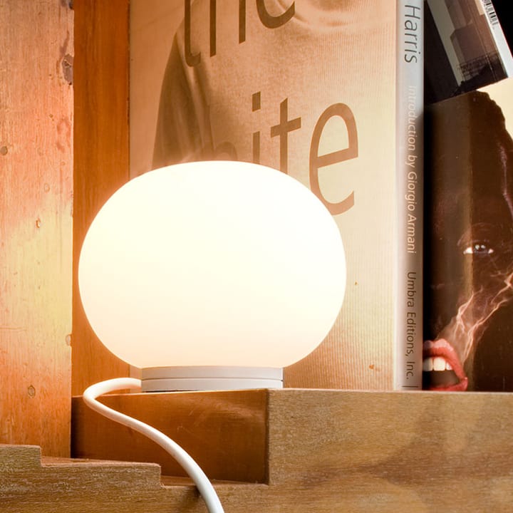 Glo-Ball Mini T table lamp - White opal glass - Flos