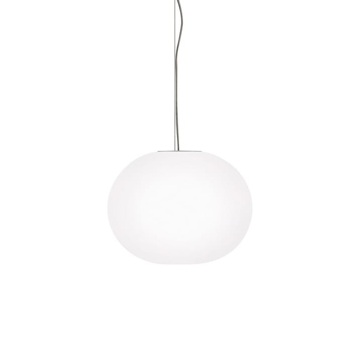 Glo-ball S1 pendant - White opal glass - Flos