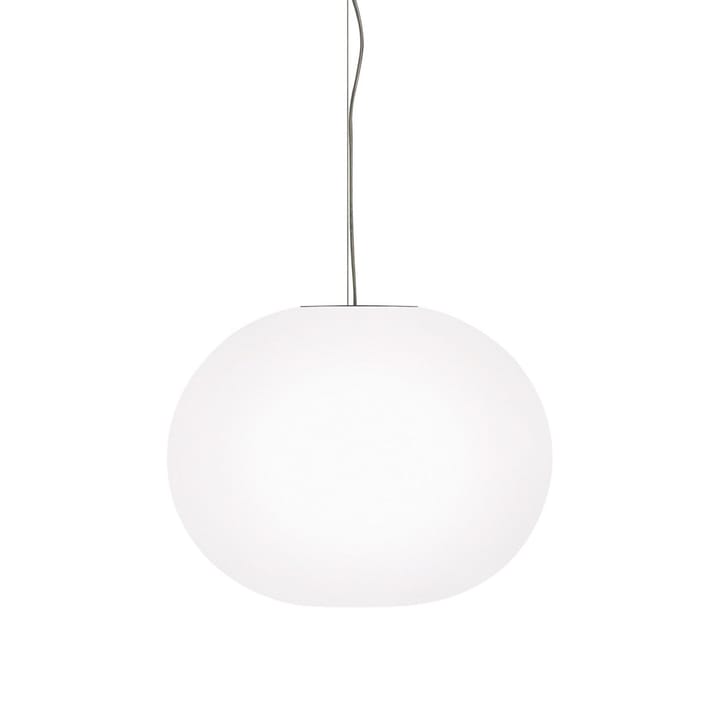 Glo-ball S2 pendant - White opal glass - Flos