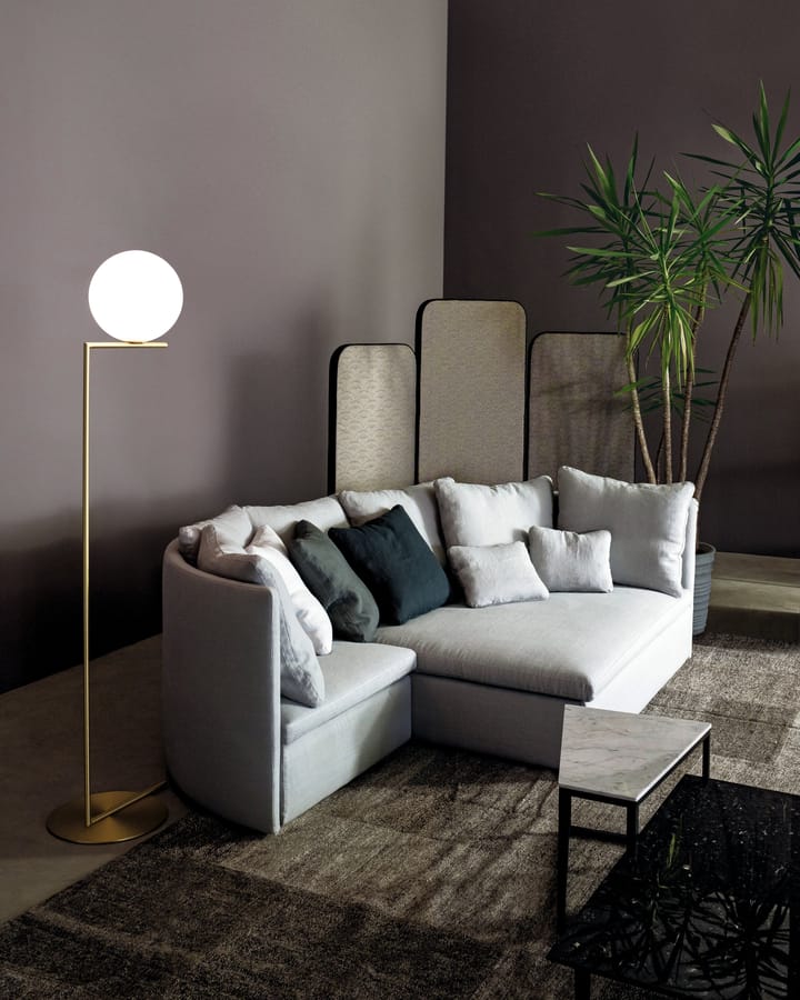 IC F1 floor lamp 135 cm, Gold Flos