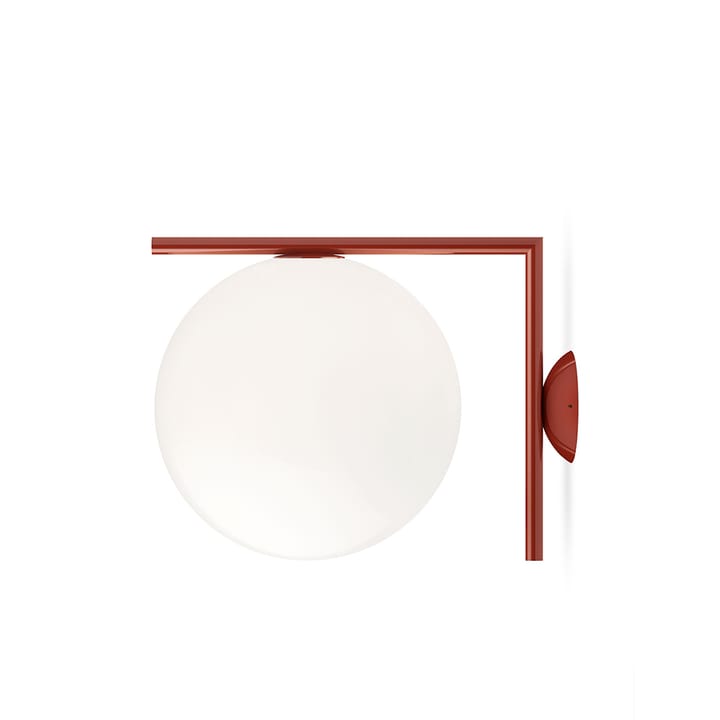 IC lights C/W1 wall lamp - Burgundy, opal - Flos