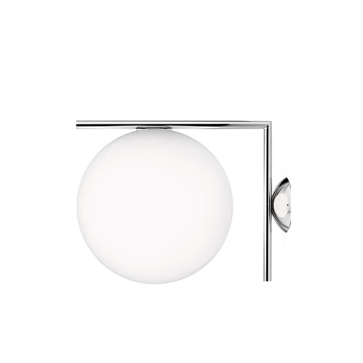 IC lights C/W1 wall lamp - Chrome, opal - Flos