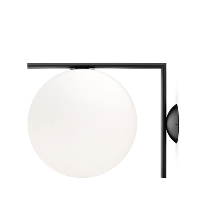 IC lights C/W2 wall lamp - Black, opal - Flos