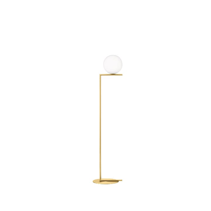 IC lights F1 floor lamp - Brushed brass, opal - Flos