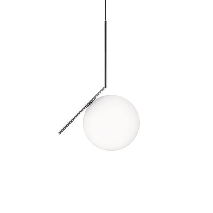 IC lights S2 pendant, Chrome, opal Flos