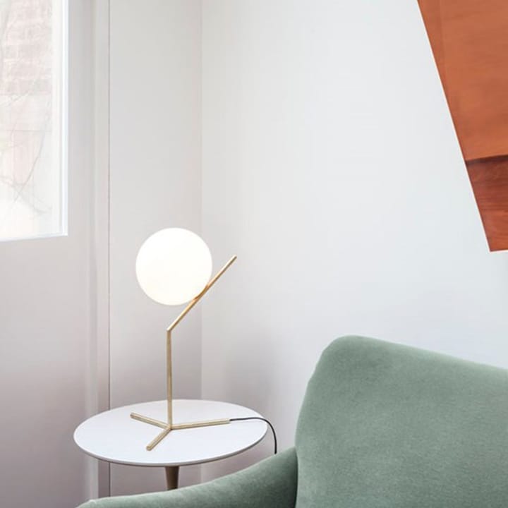 IC lights T1 low table lamp - Brushed brass, opal - Flos