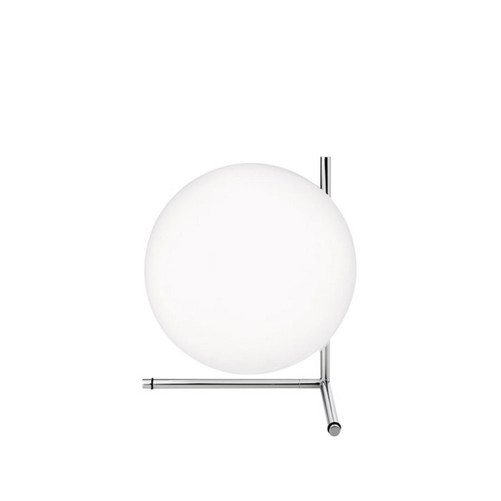 Flos IC lights T2 table lamp Chrome, opal