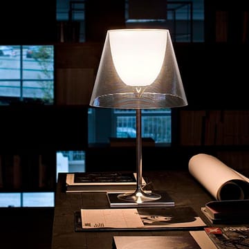 KTribe T2 table lamp - Aluminum, textile lampshade - Flos