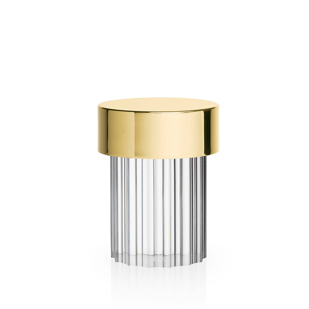 Flos Last Order Fluted IP20 table lamp Brass