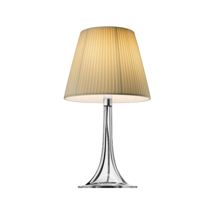 Miss K Soft table lamp - Beige, transparent foot - Flos