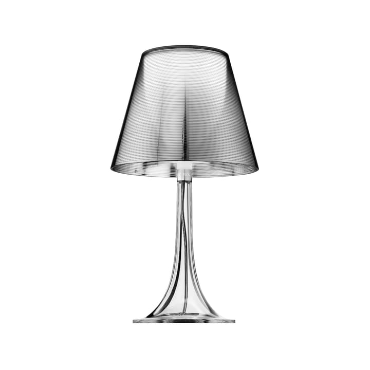 Miss K table lamp - Silver, transparent foot - Flos