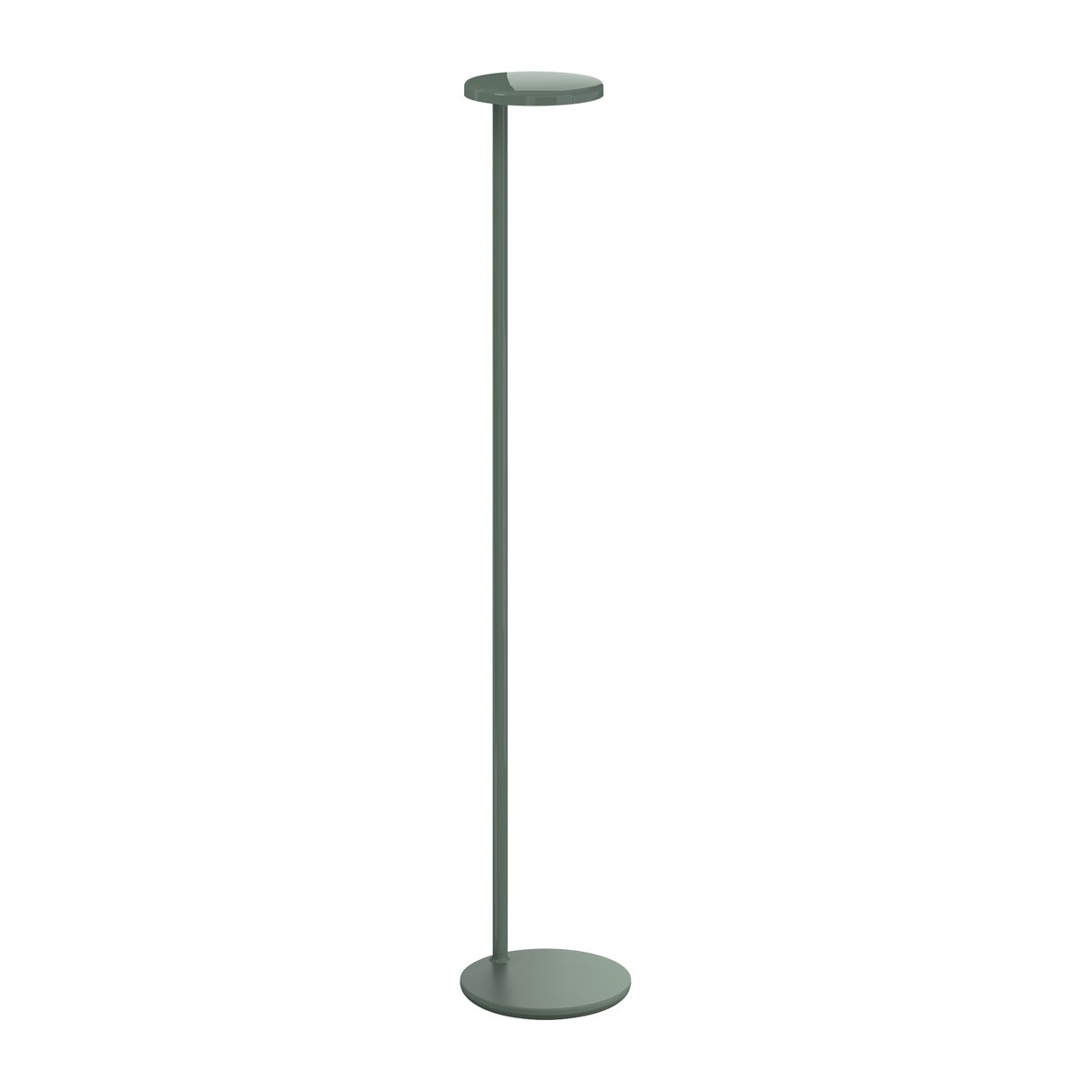 Flos Oblique floor lamp Glossy sage (green)