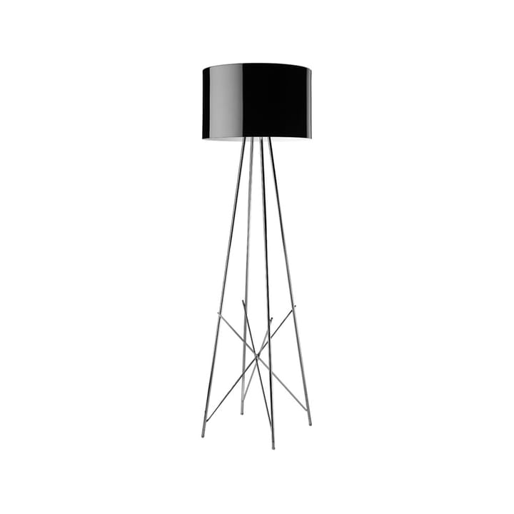 Ray F2 floor lamp - Black/chrome - Flos