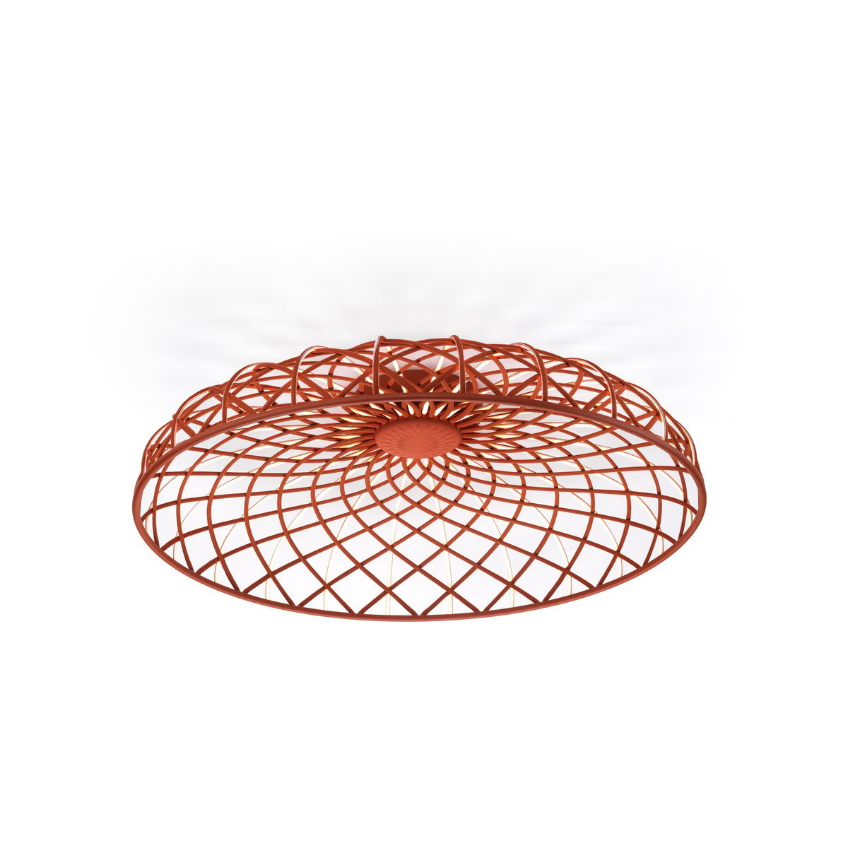 Flos Skynest C ceiling Brick Red