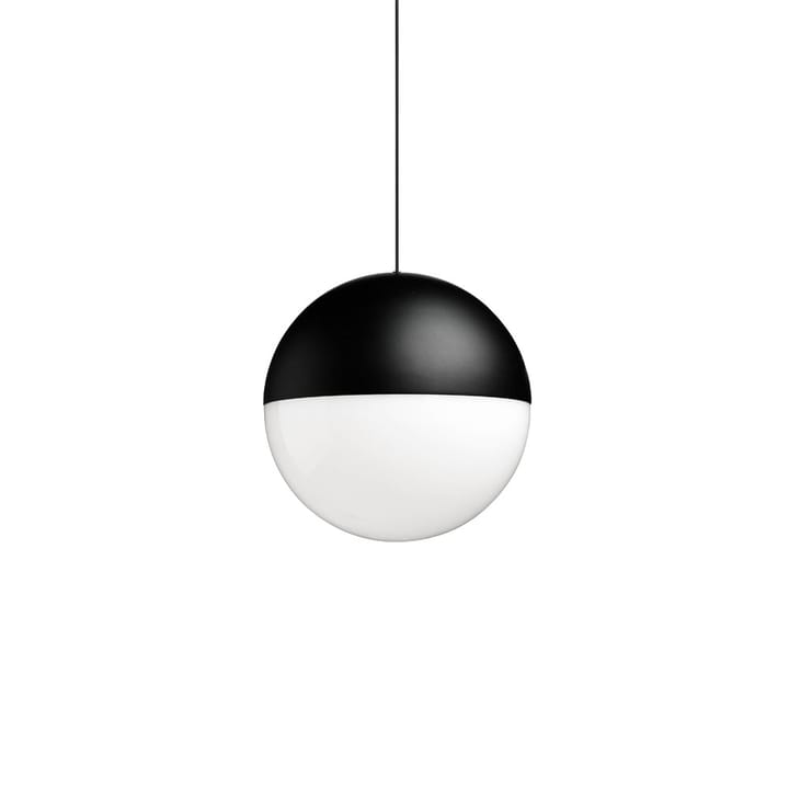 String Light Sphere pendant - Black, 12 m cable - Flos