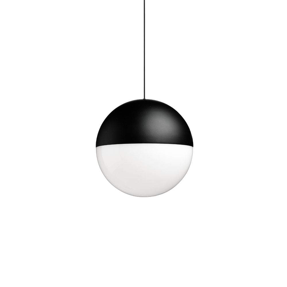 Flos String Light Sphere pendant Black, 12 m cable