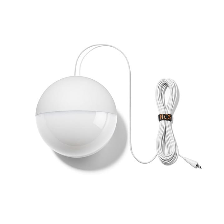 String Light Sphere pendant - White, 12 m cable - Flos