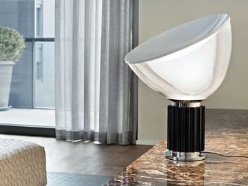 Taccia PMMA table lamp - Black, LED - Flos