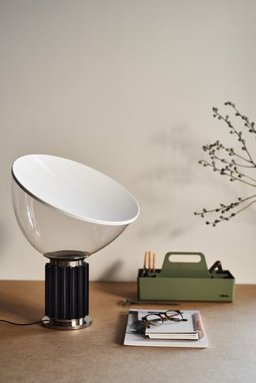 Taccia Small table lamp LED 48.5 cm - Black, glass dome - Flos