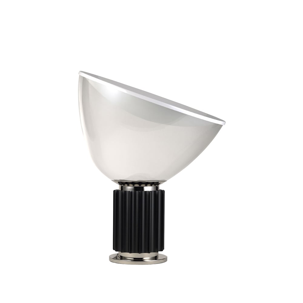 Flos Taccia Small table lamp LED 48.5 cm Black, glass dome