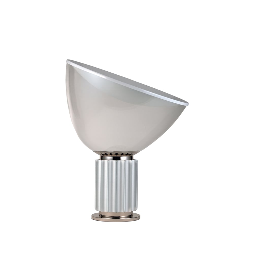 Flos Taccia Small table lamp LED 48.5 cm Silver, glass dome