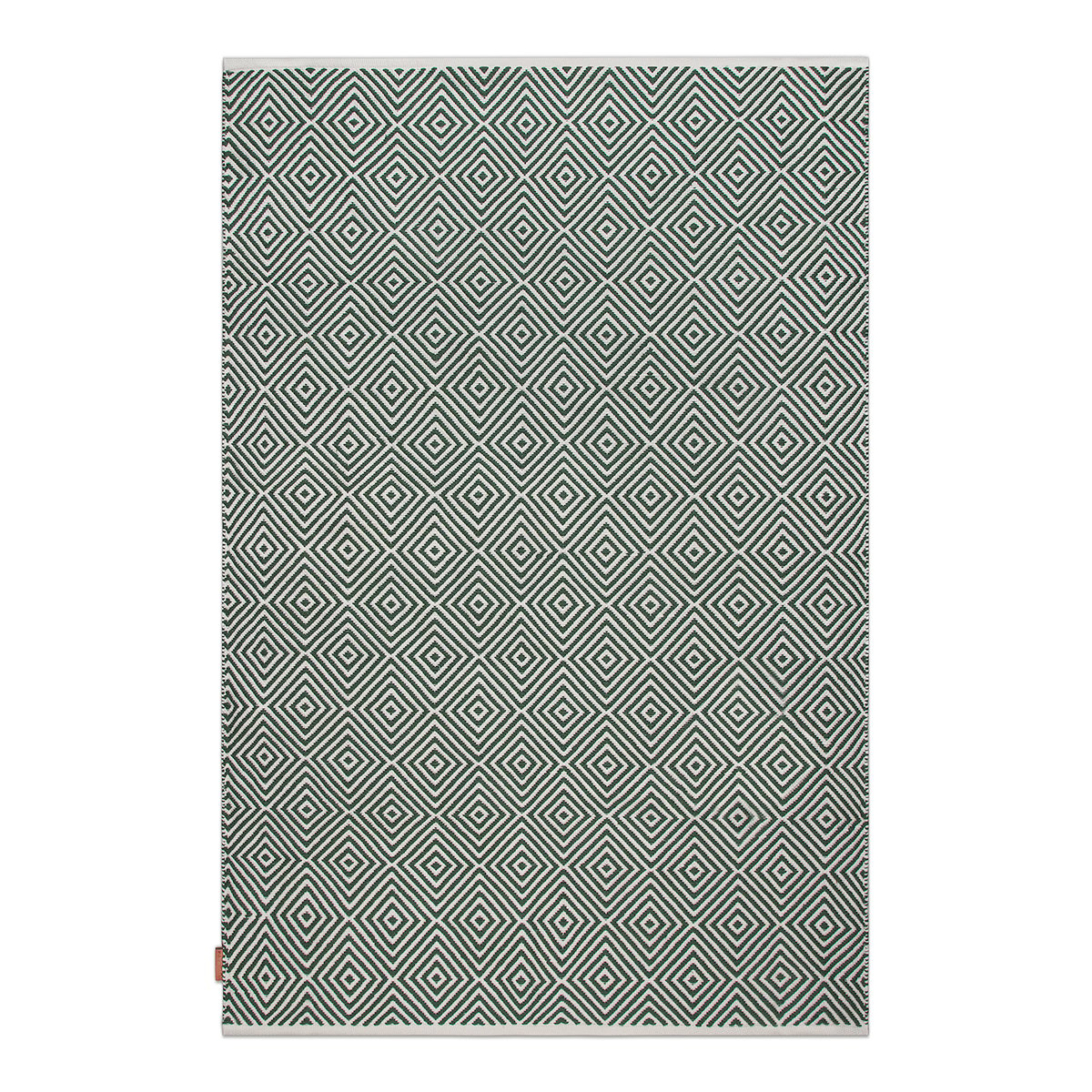 Formgatan Diamond rug  140x200 cm Green