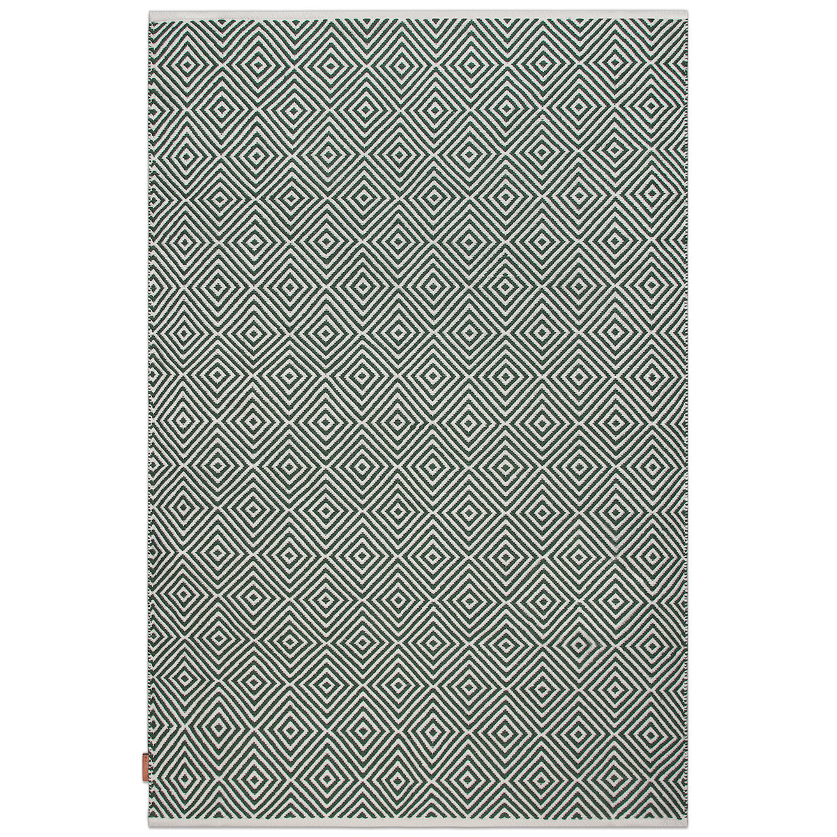 Formgatan Diamond rug  200x300 cm Green