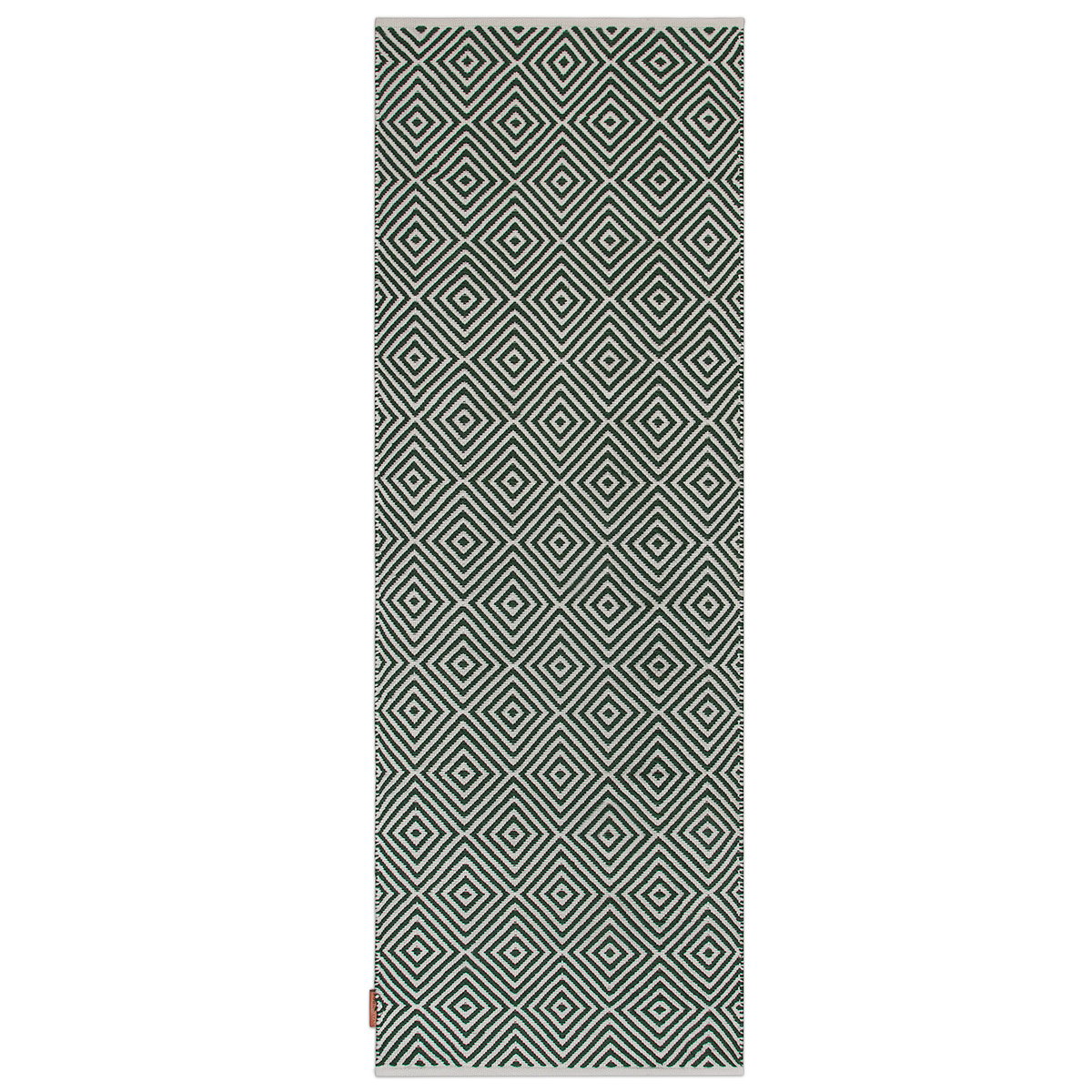 Formgatan Diamond rug  70x200 cm Green