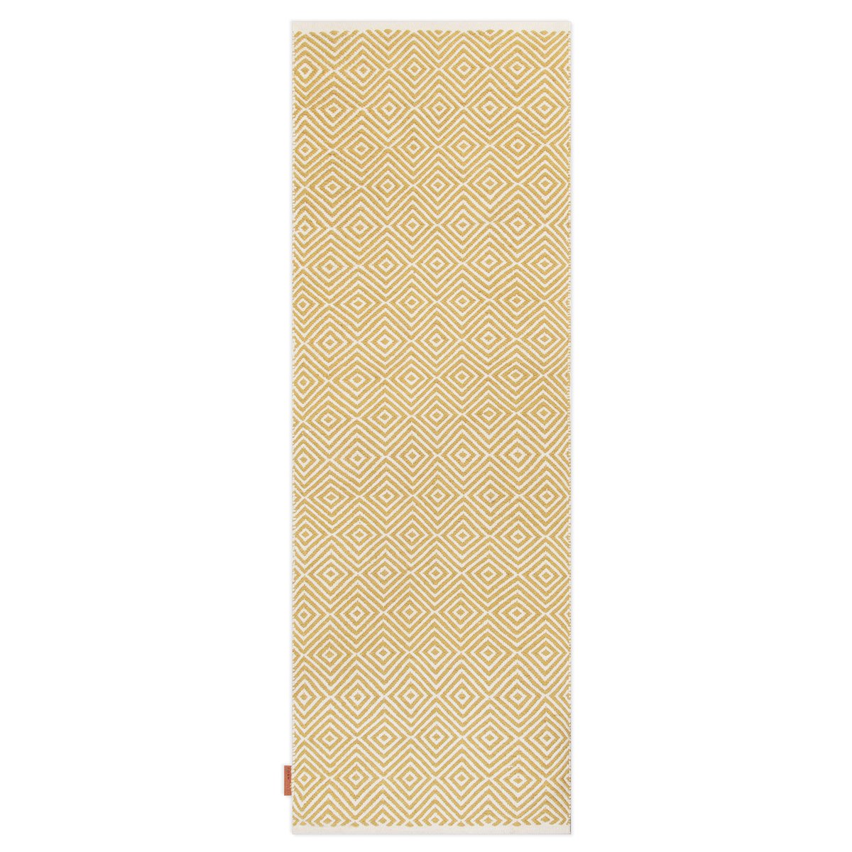 Formgatan Diamond rug  70x200 cm Yellow