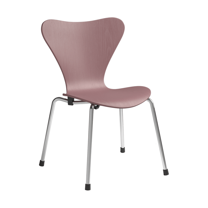 3177 Series 7 children's chair - Wild rose painted ash-chrome - Fritz Hansen