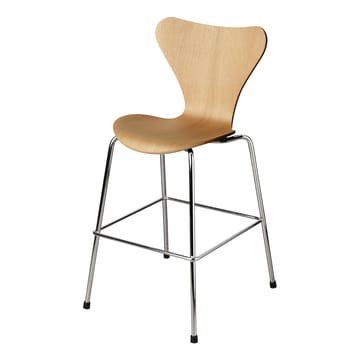 3177 Series 7 Junior chair chrome - Oak - Fritz Hansen