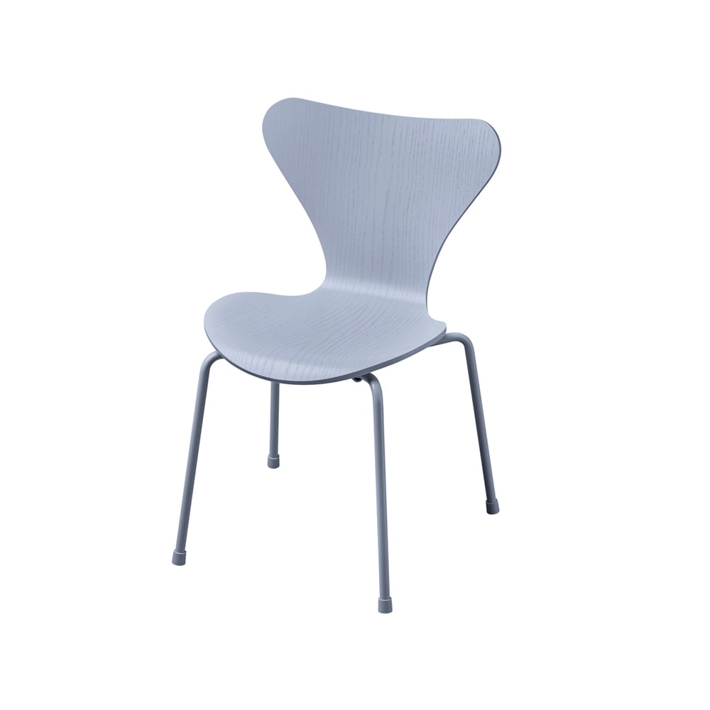 Fritz Hansen 3177 Sjuan children's chair Lavender blue