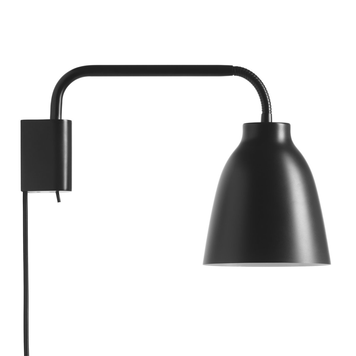 Fritz Hansen Caravaggio Read wall lamp Black