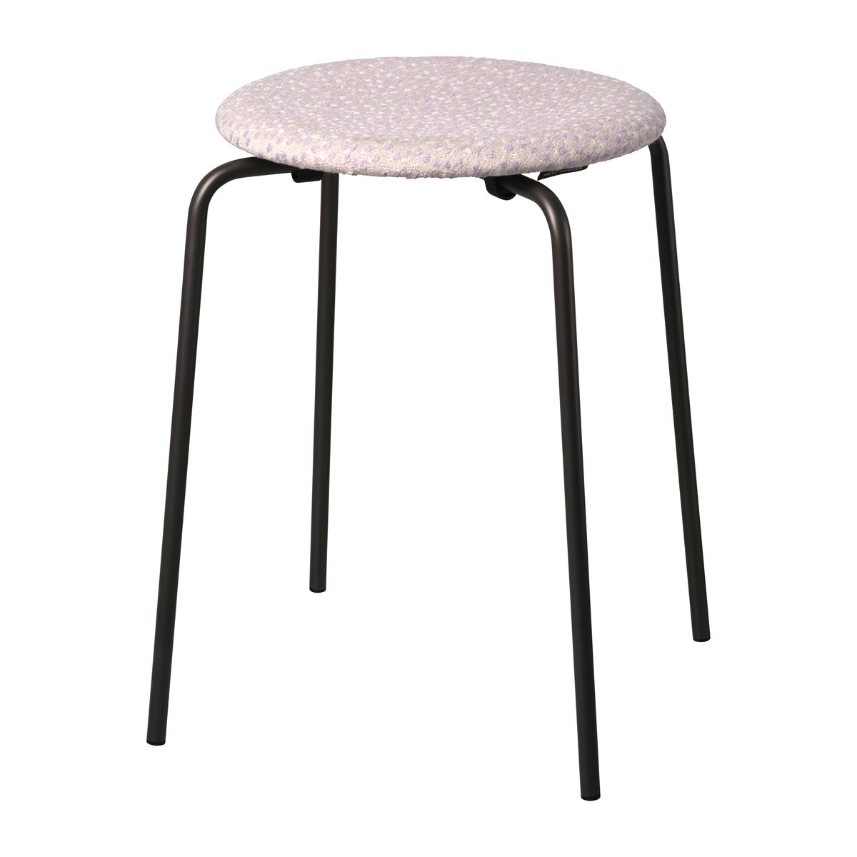 Fritz Hansen Dot stool fabric White-purple