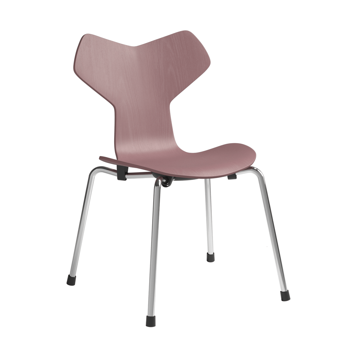 Fritz Hansen Grand Prix children's chair Wild rose painted ash-chrome