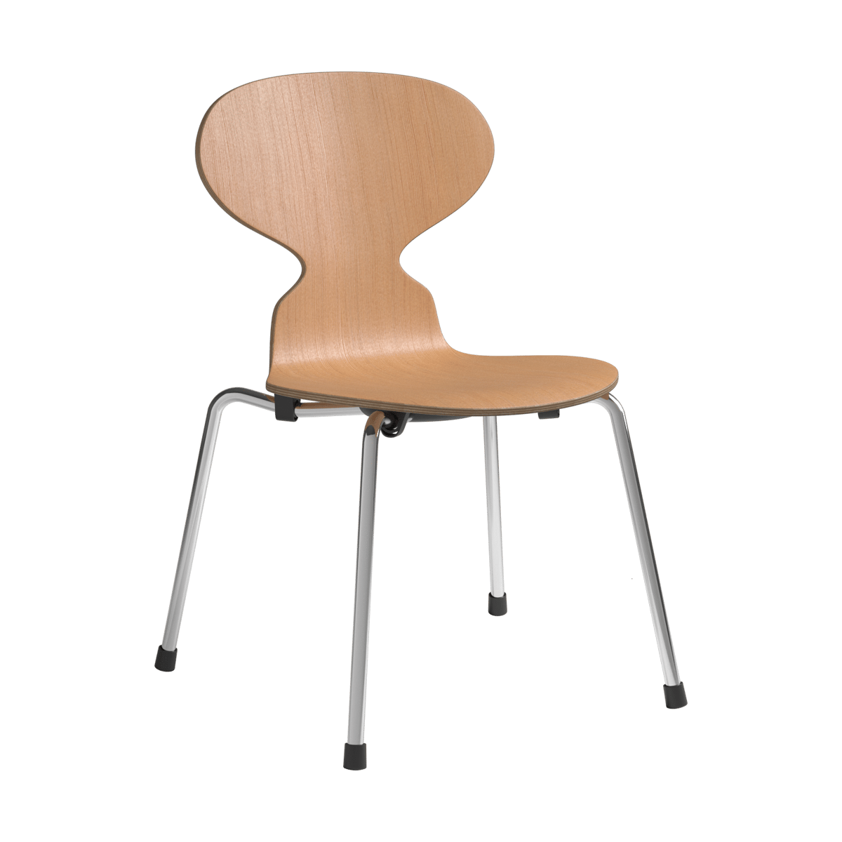 Fritz Hansen Myran children's chair Oregon pine-chrome