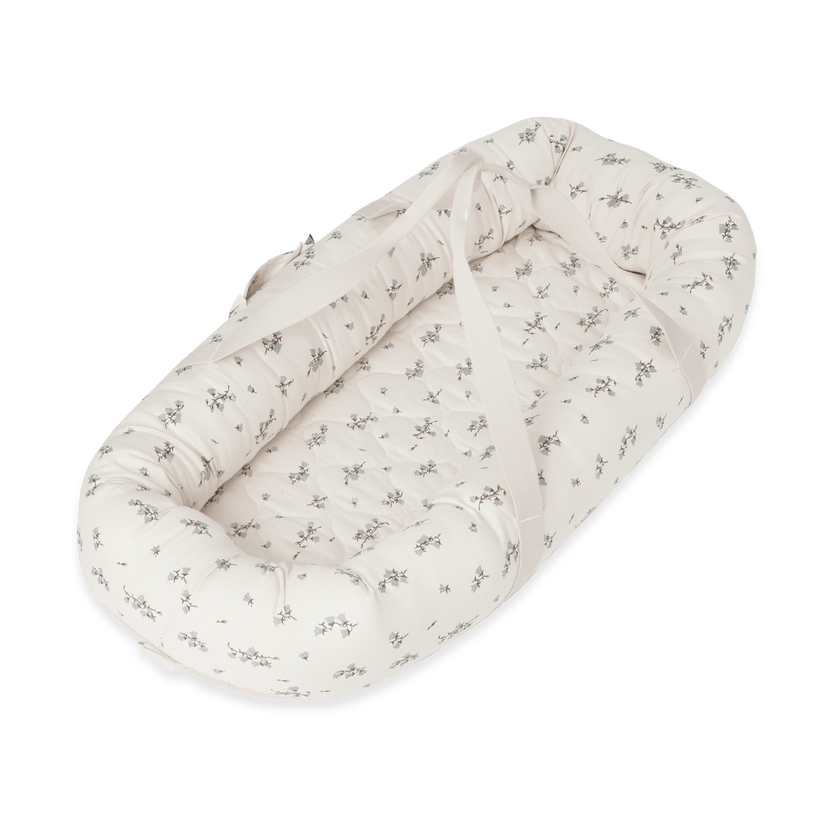 Garbo&Friends Bluebell satin quilted babynest 43x87x16 cm