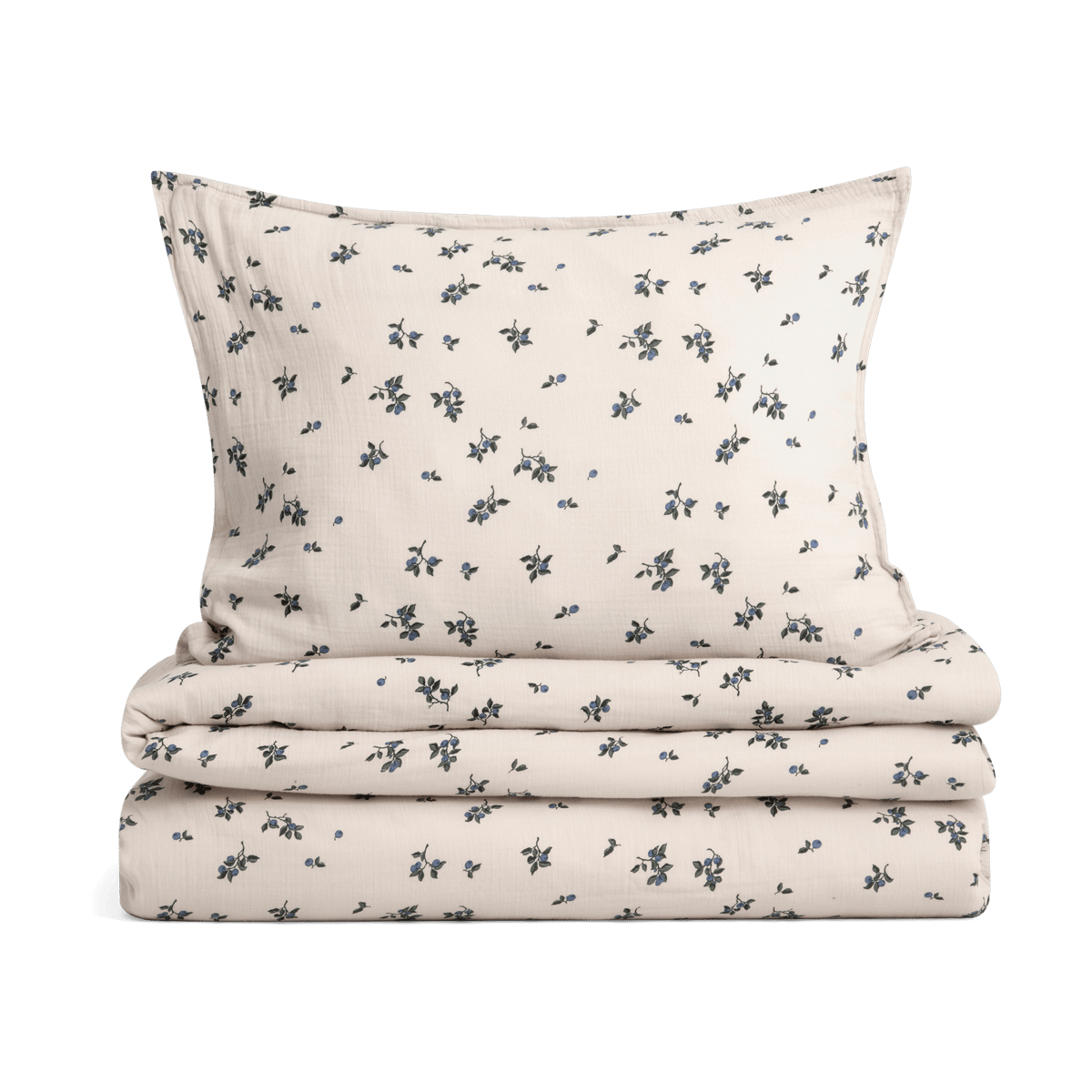 Garbo&Friends Blueberry Muslin bed set 140x200 cm/50x70 cm