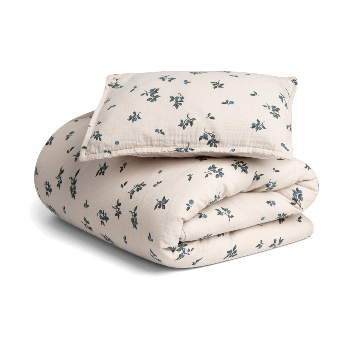 Garbo&Friends Blueberry Muslin bed set junior 100x140 cm/40x60 cm