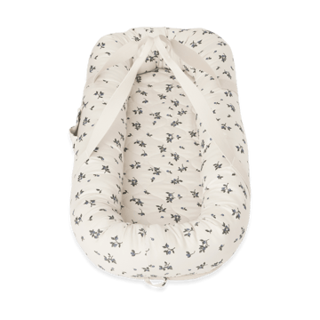 Blueberry satin quilted baby nest - 43x87x16 cm - Garbo&Friends