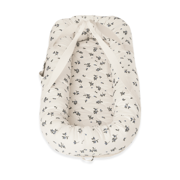 Blueberry satin quilted baby nest, 43x87x16 cm Garbo&Friends