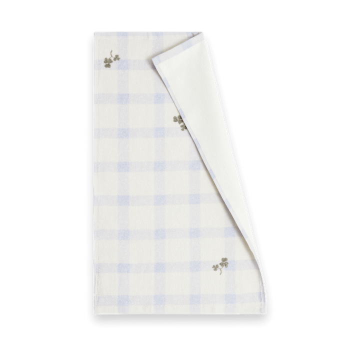 Gingham Sorrel Blue Terry guest towel 2-pack, 30x50 cm Garbo&Friends